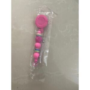 Pink badge reel